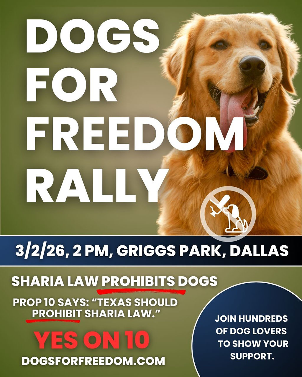 Save OUR DOGS Rally Date